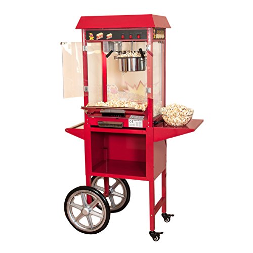 Popcornmaschine mit Wagen Popcorn Kino Cinema Automat Popcornautomat NEU OVP 