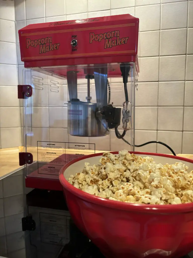 Frisches Popcorn wie im Kino